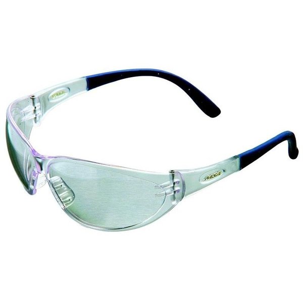 Msa Safety SAFETY WORKS Contoured Safety Glasses, AntiFog, AntiScratch Lens, Rimless Frame 10041748